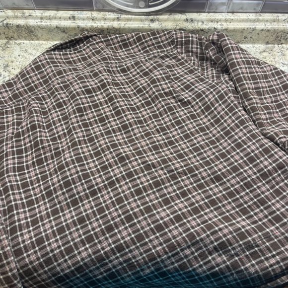 Wrangler Mens ButtonUp Insulated Flannel Shirt Quilt Lined Jacket Black Plaid XL - Picture 6 of 6